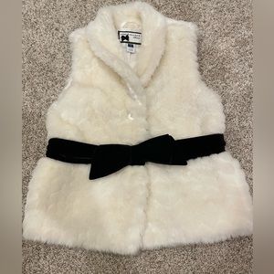 Janie and Jack faux fur vest